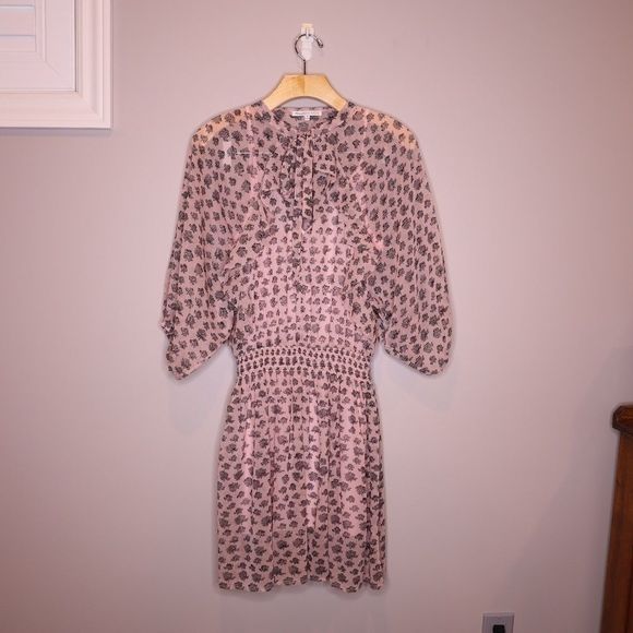 Rebecca Minkoff Pink Floral Mini Dress - Picture 2 of 6